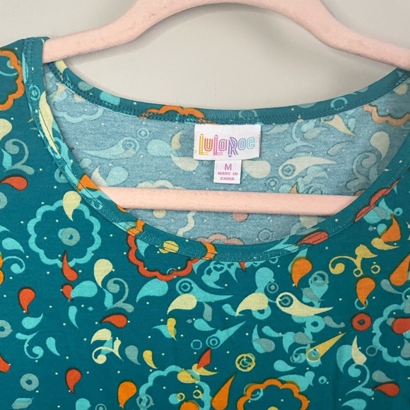 Paisley Floral Lularoe Irma Tunic - Picture 4 of 6